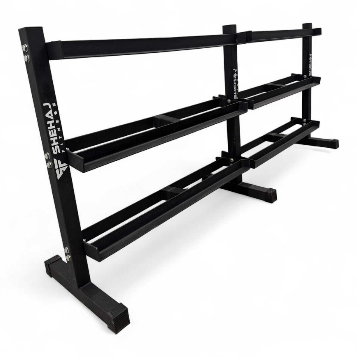 Hex Dumbbell 2.5kg-50kg Set & 3 Tier Rack Full Home Gym Weights Training