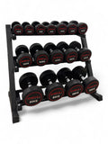 2.5-25kg Round Dumbbell Set With 3 Tier Rack Stand - Free weights- 8 Pairs Set