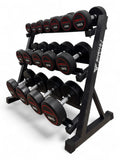2.5-25kg Round Dumbbell Set With 3 Tier Rack Stand - Free weights- 8 Pairs Set