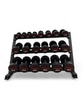 Round Dumbbell 2.5kg-30kg Set & 3 Tier Rack Full Home Gym Weights Training
