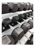 Hex Dumbbell 5kg-45kg Set & 3 Tier Rack