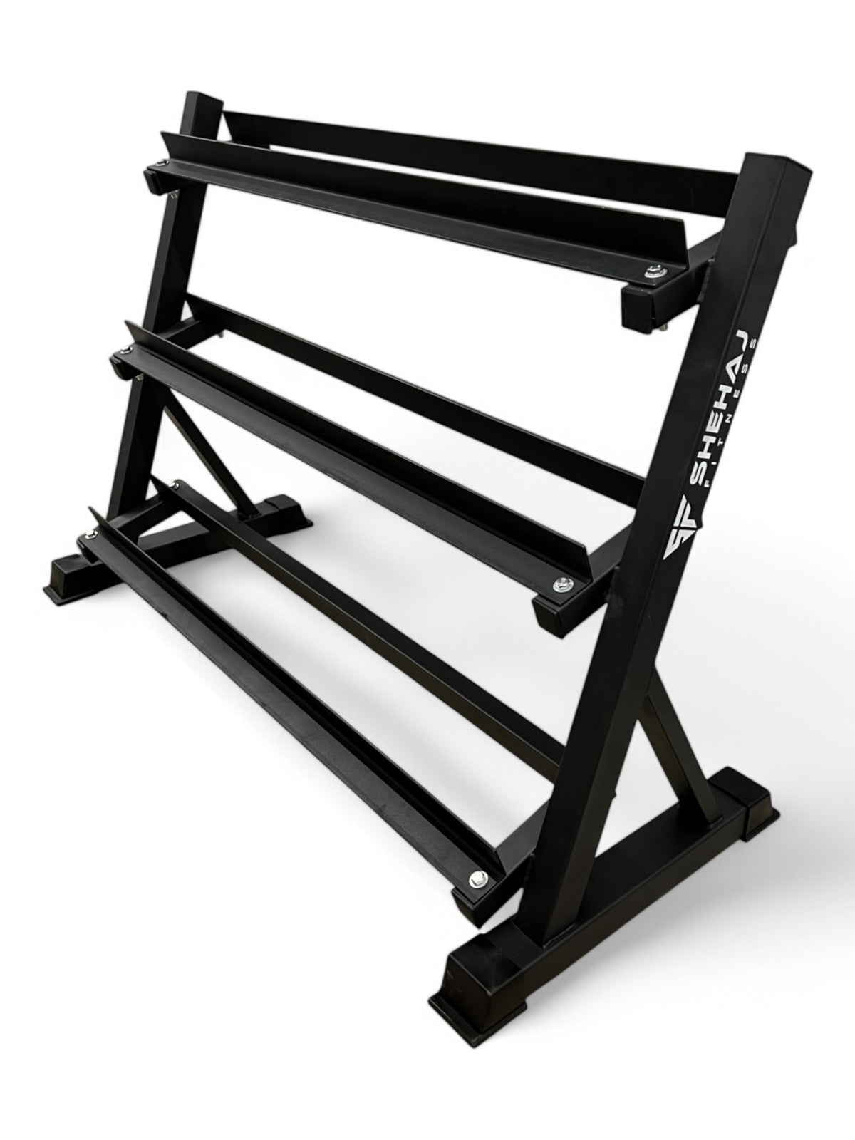 5–30kg Hex Dumbbell Set with 3-Tier Rack – 11 Pairs in 2.5kg