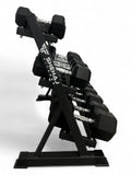 5–40kg Hex Dumbbell Set with 3-Tier Rack- 11 Pairs