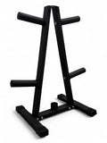 Multi Olympic Weight Tree Rack with Barbell Holder