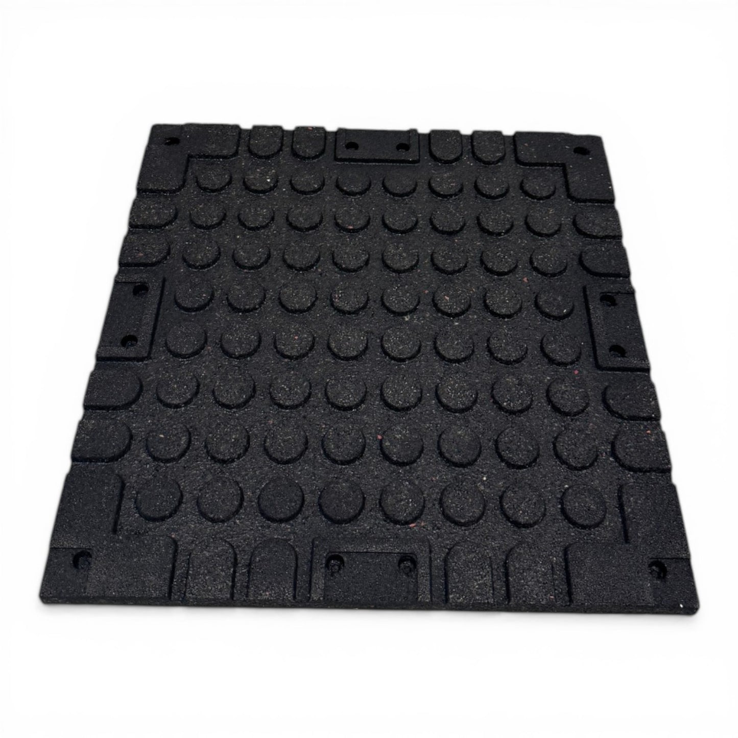 Gym Rubber Flooring Mats Heavy Duty Commercial Floor Tiles 20mm 500x500mm 4 Pack