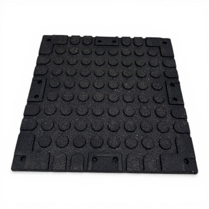 Gym Rubber Flooring Mats Heavy Duty Commercial Floor Tiles 20mm 500x500mm 4 Pack