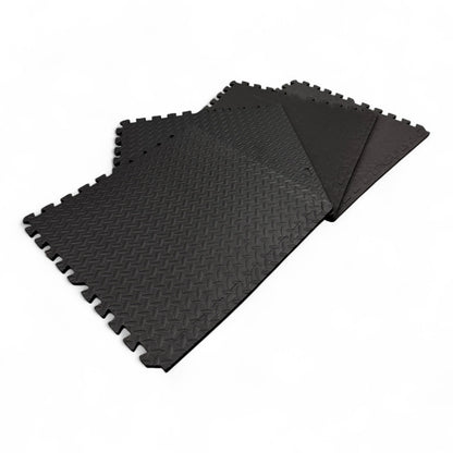 Gym Flooring Interlocking Floor Mat 12mm EVA Soft Foam Yoga Mat Home Gym 60cm