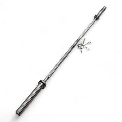 15kg International Olympic Barbell – 6ft Chrome Weight Lifting Bar