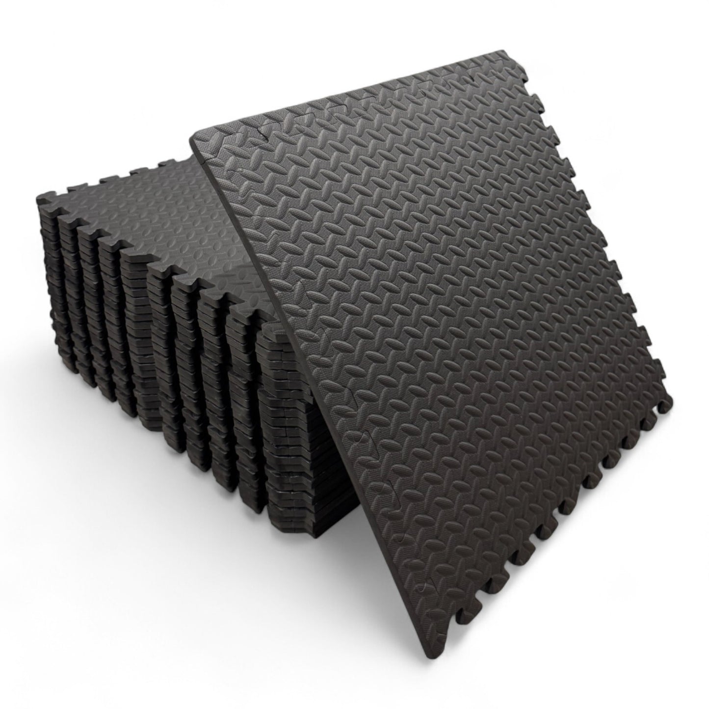 Gym Flooring Interlocking Floor Mat 12mm EVA Soft Foam Yoga Mat Home Gym 60cm