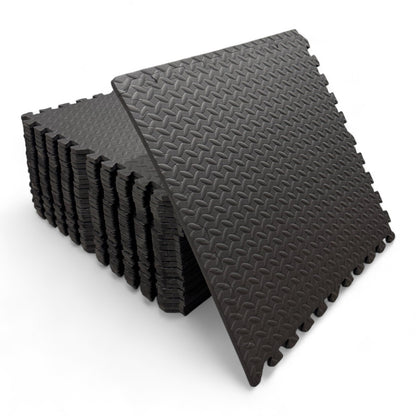 Gym Flooring Interlocking Floor Mat 12mm EVA Soft Foam Yoga Mat Home Gym 60cm