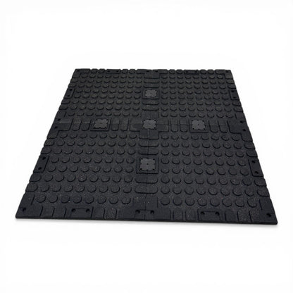 Gym Rubber Flooring Mats Heavy Duty Commercial Floor Tiles 20mm 500x500mm 4 Pack