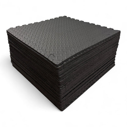 Gym Flooring Interlocking Floor Mat 12mm EVA Soft Foam Yoga Mat Home Gym 60cm