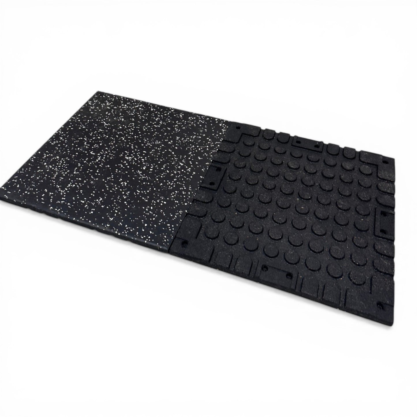 Gym Rubber Flooring Mats Heavy Duty Commercial Floor Tiles 20mm 500x500mm 4 Pack