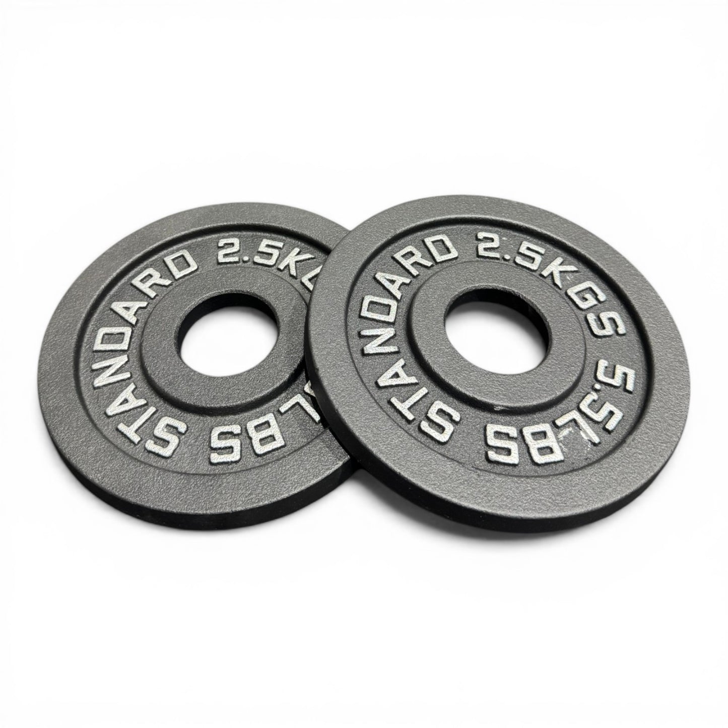 Cast Iron Olympic Weight Plates 2" Barbell Plates Deep Dish Pair/Set 1.25–25kg