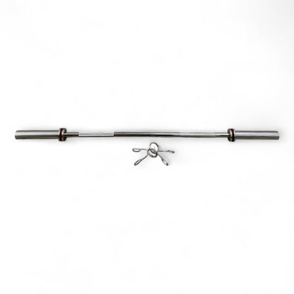 12.5kg Olympic Barbell – 5ft Chrome Weight Lifting Bar