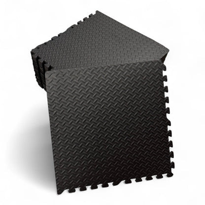 Gym Flooring Interlocking Floor Mat 12mm EVA Soft Foam Yoga Mat Home Gym 60cm