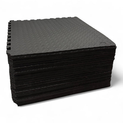 Gym Flooring Interlocking Floor Mat 12mm EVA Soft Foam Yoga Mat Home Gym 60cm