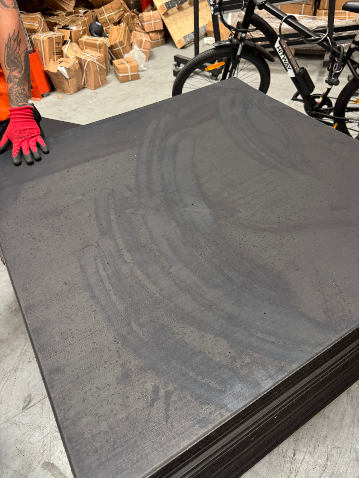 30 x Grade B 1m x 1m x 20mm Heavy Duty Rubber Gym Flooring Tiles