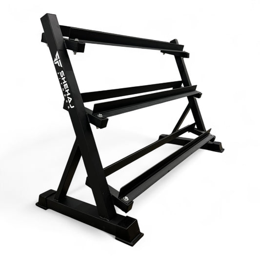 3-Tier 138cm Dumbbell Rack