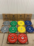 100/150KG Set Coloured Bumper Olympic Rubber Weight Plates