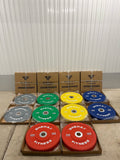 100/150KG Set Coloured Bumper Olympic Rubber Weight Plates