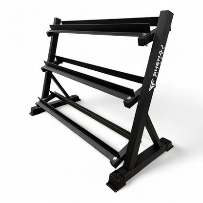 3-Tier 138cm Dumbbell Rack