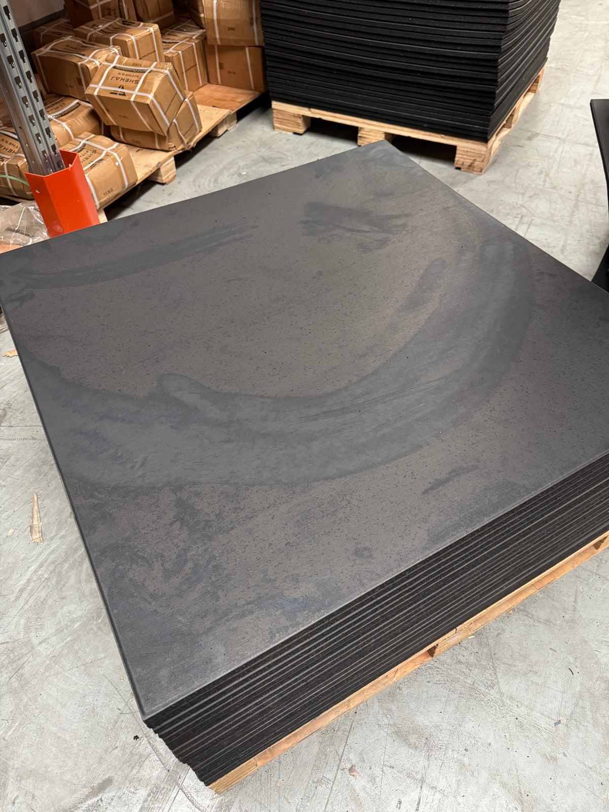 30 x Grade B 1m x 1m x 20mm Heavy Duty Rubber Gym Flooring Tiles