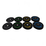Shehaj Fitness Olympic Rubber Bumper Plates 5kg - 25kg and 100kg set