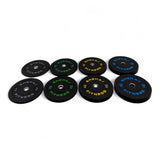 Shehaj Fitness Olympic Rubber Bumper Plates 5kg - 25kg and 100kg set