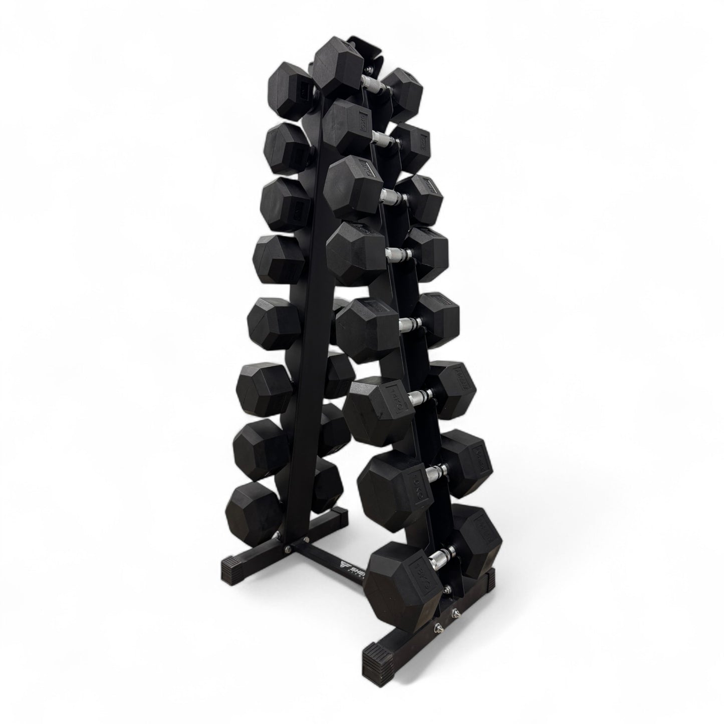 Shehaj Fitness Hex Rubber Dumbbell Pairs