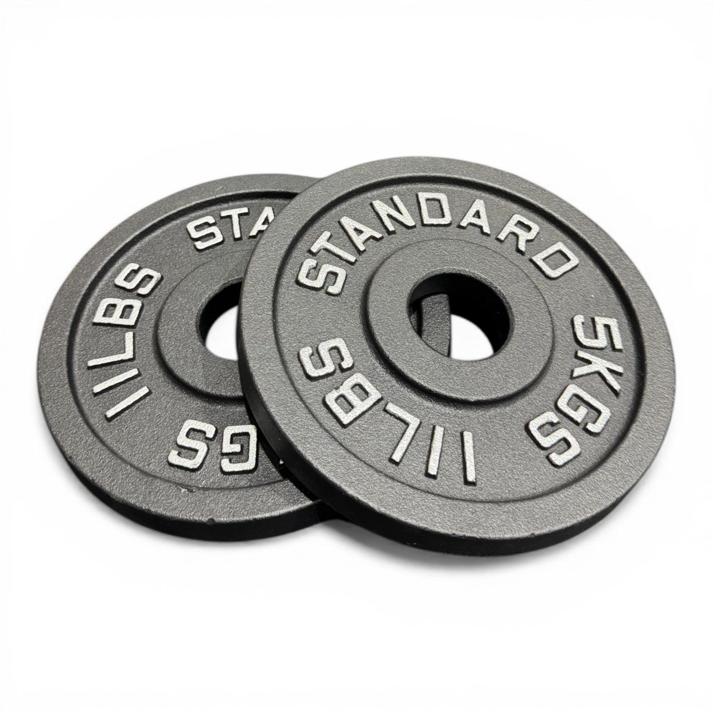 Cast Iron Olympic Weight Plates 2" Barbell Plates Deep Dish Pair/Set 1.25–25kg