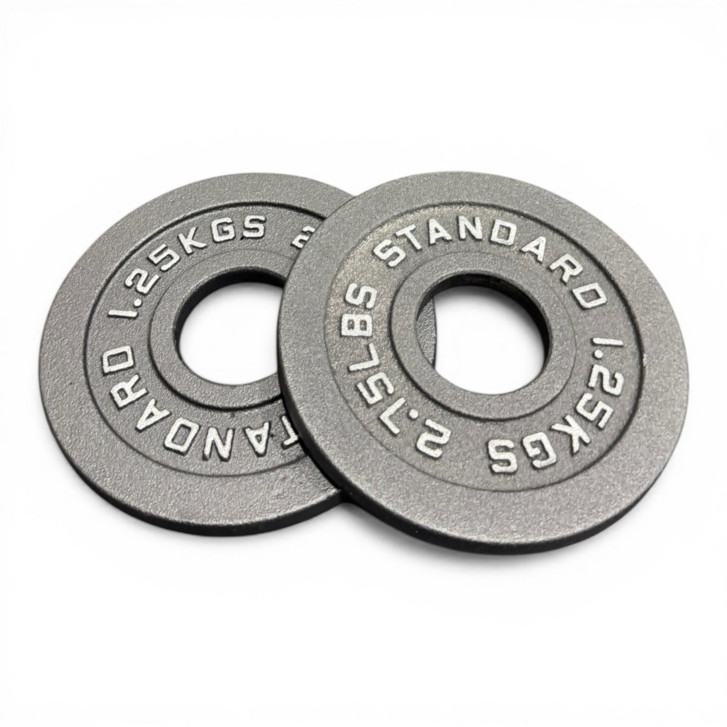 Cast Iron Olympic Weight Plates 2" Barbell Plates Deep Dish Pair/Set 1.25–25kg