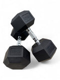 Shehaj Fitness Hex Rubber Dumbbell Pairs