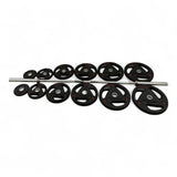 Shehaj Fitness Rubber Tri-Grip Olympic Weight Plates