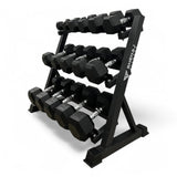 Shehaj Fitness Hex Rubber Dumbbell Pairs