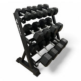 Shehaj Fitness Hex Rubber Dumbbell Pairs
