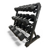 Shehaj Fitness Hex Rubber Dumbbell Pairs