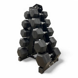 Shehaj Fitness Hex Rubber Dumbbell Pairs