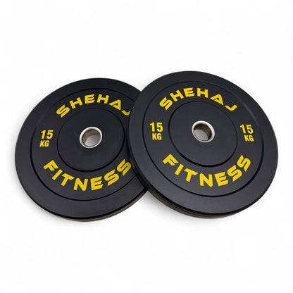 Shehaj Fitness Olympic Rubber Bumper Plates 5kg - 25kg and 100kg set