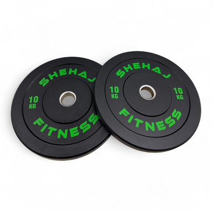 Shehaj Fitness Olympic Rubber Bumper Plates 5kg - 25kg and 100kg set