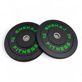 Shehaj Fitness Olympic Rubber Bumper Plates 5kg - 25kg and 100kg set