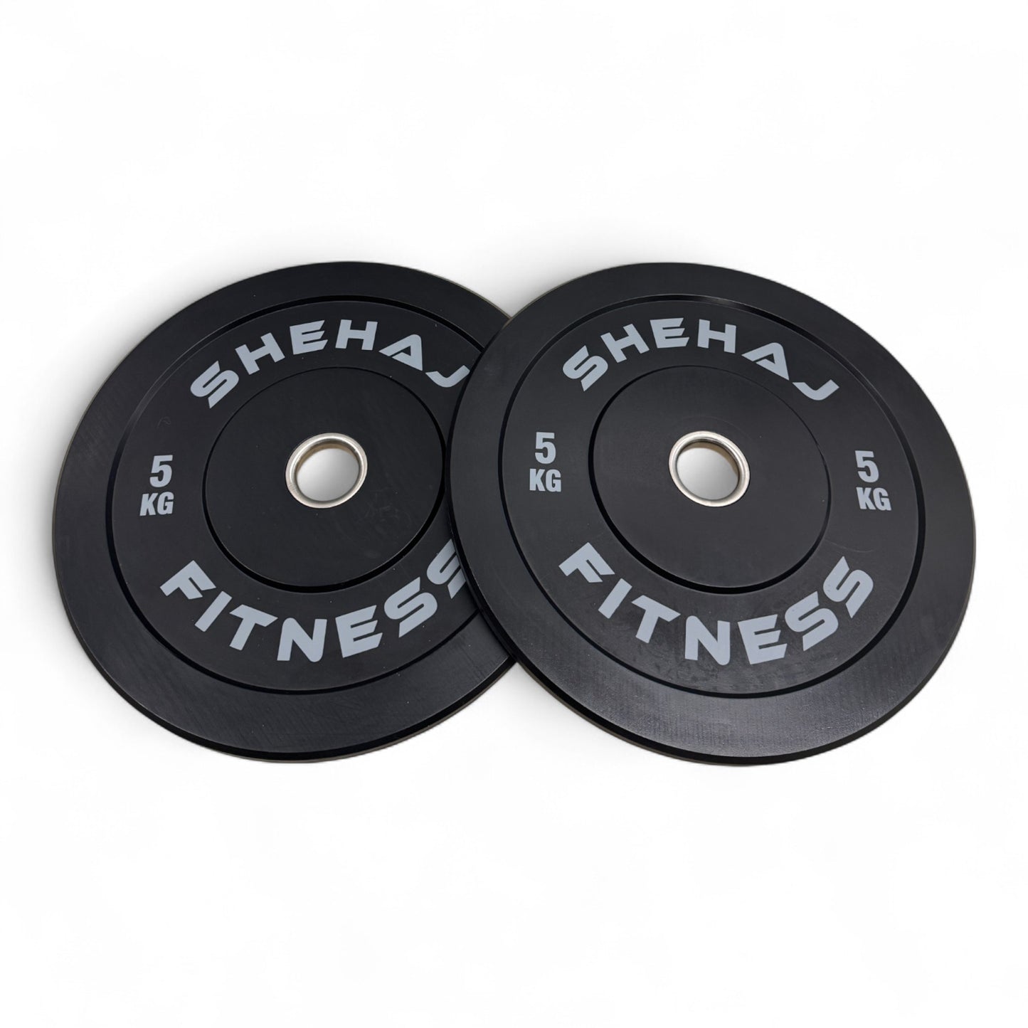 Shehaj Fitness Olympic Rubber Bumper Plates 5kg - 25kg and 100kg set