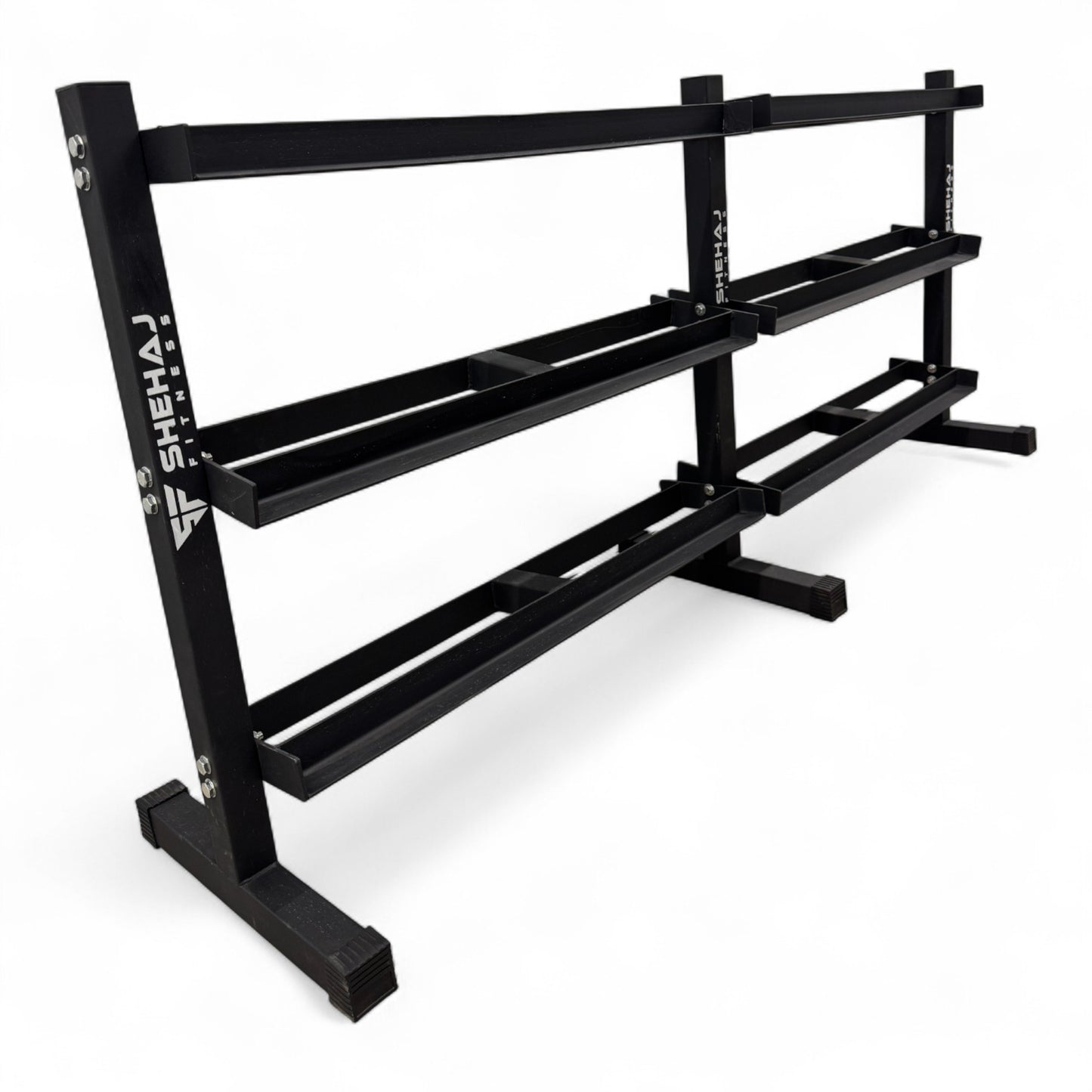 Hex Dumbbell 2.5kg-50kg Set & 3 Tier Rack Full Home Gym Weights Training