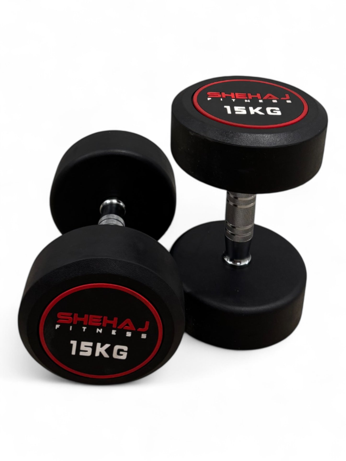 Round Dumbbells Cast Iron Rubber Encased 2.5kg-30kg Home Gym Weights Set Pairs
