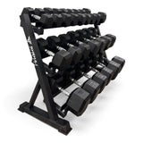 Shehaj Fitness Hex Rubber Dumbbell Pairs