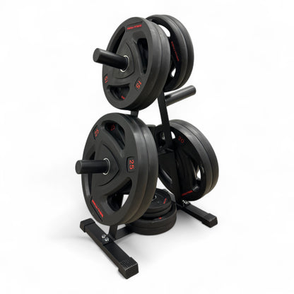 Shehaj Fitness Rubber Tri-Grip Olympic Weight Plates