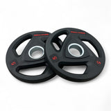 Shehaj Fitness Rubber Tri-Grip Olympic Weight Plates