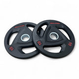 Shehaj Fitness Rubber Tri-Grip Olympic Weight Plates
