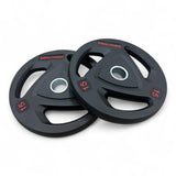 Shehaj Fitness Rubber Tri-Grip Olympic Weight Plates