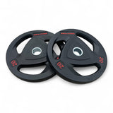 Shehaj Fitness Rubber Tri-Grip Olympic Weight Plates